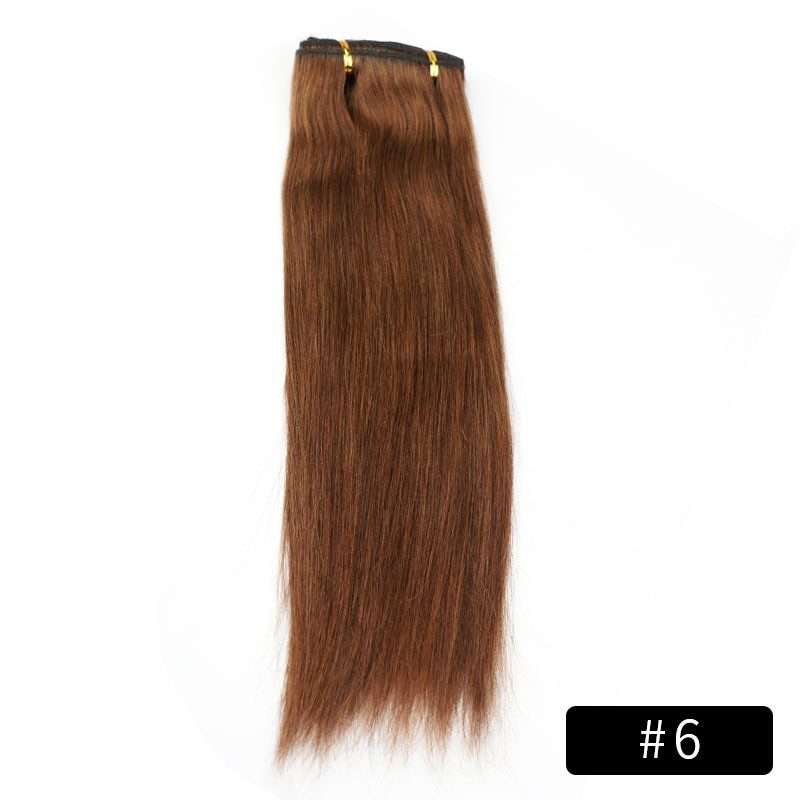 Link Remy Straight Clip In Human Hair Extensions Full Head Set 10Pcs 22 inch 160G 200G 240G