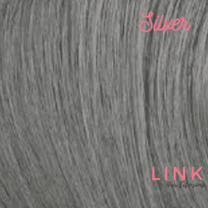 silver Hair Extensions Shade colour