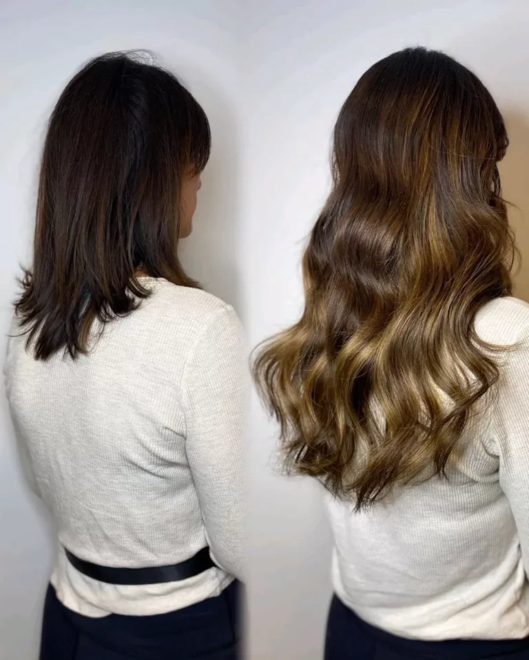 clip in extensions uk golden brown adding colour