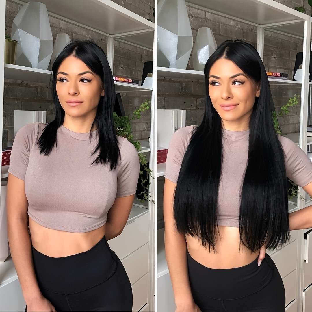 blending hair extensions with natural hair