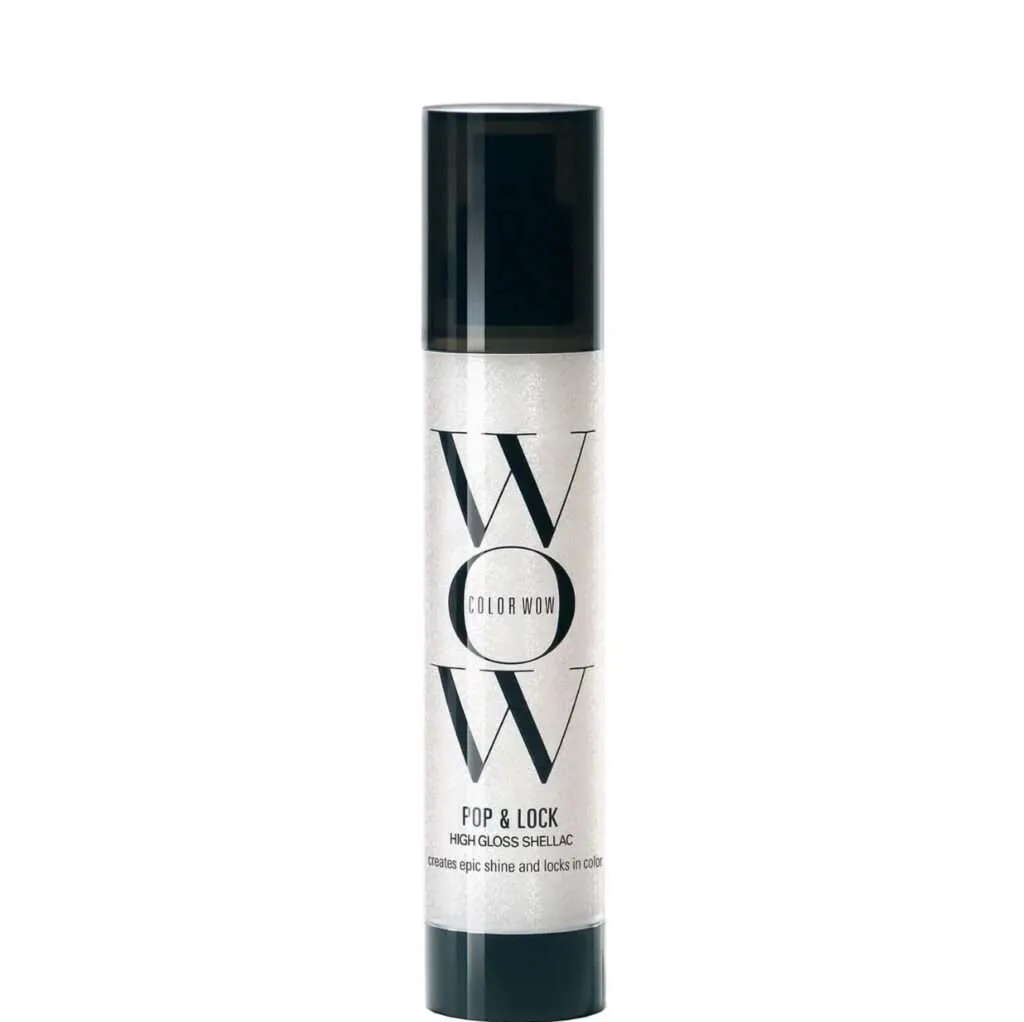 frizz control with Colour WOW Pop & Lock High Gloss Finish.