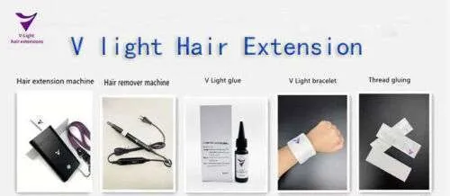 Professional-grade V Light extension tools for salon use