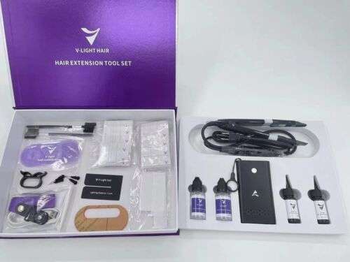 V Light remover solution for effortless hair extension removal