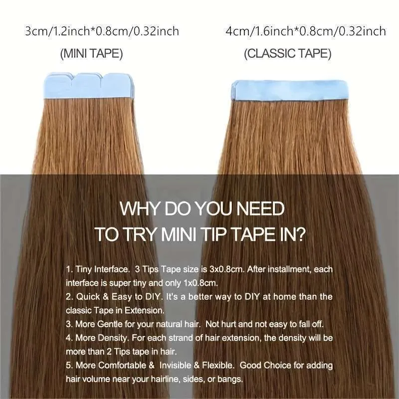 Visual chart listing advantages and disadvantages of tape-in hair extensions.