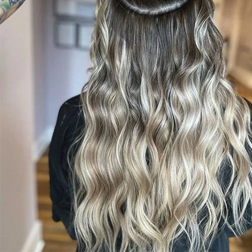 Types of hair extensions application methods