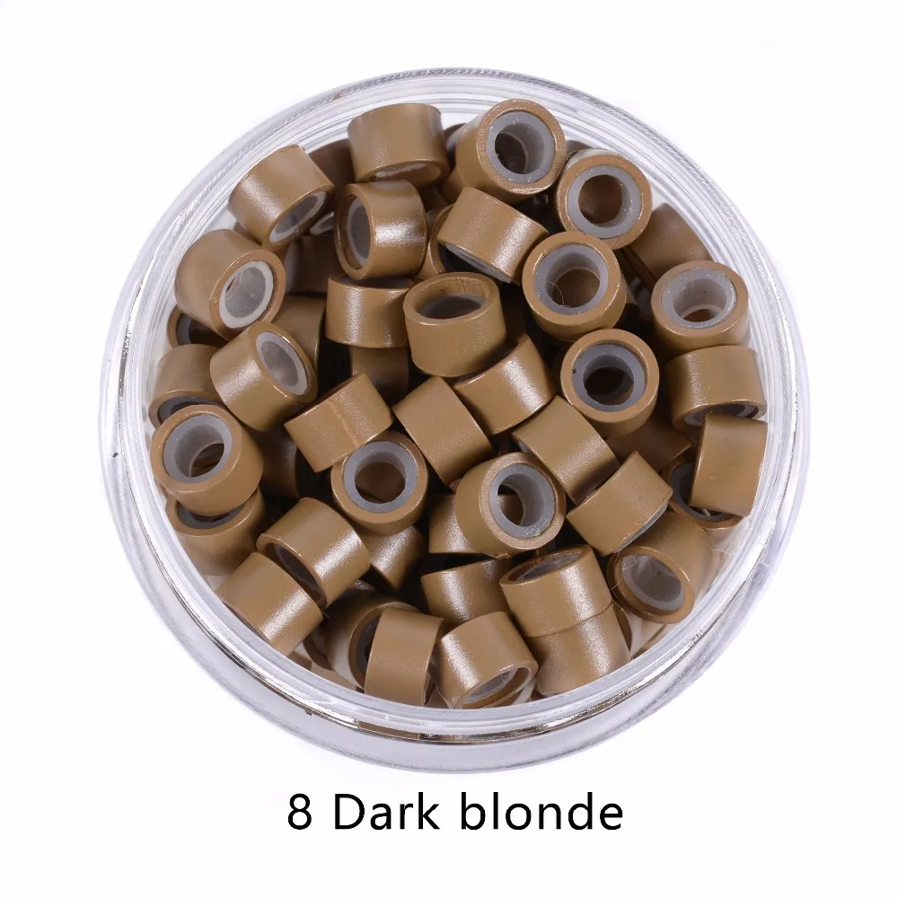Dark Blonde Micro Ring Beads 