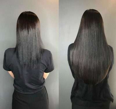 micro link hair extensions black human hair