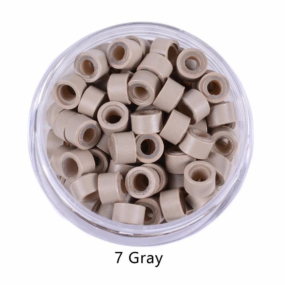 Colour Grey Micro Ring Beads 