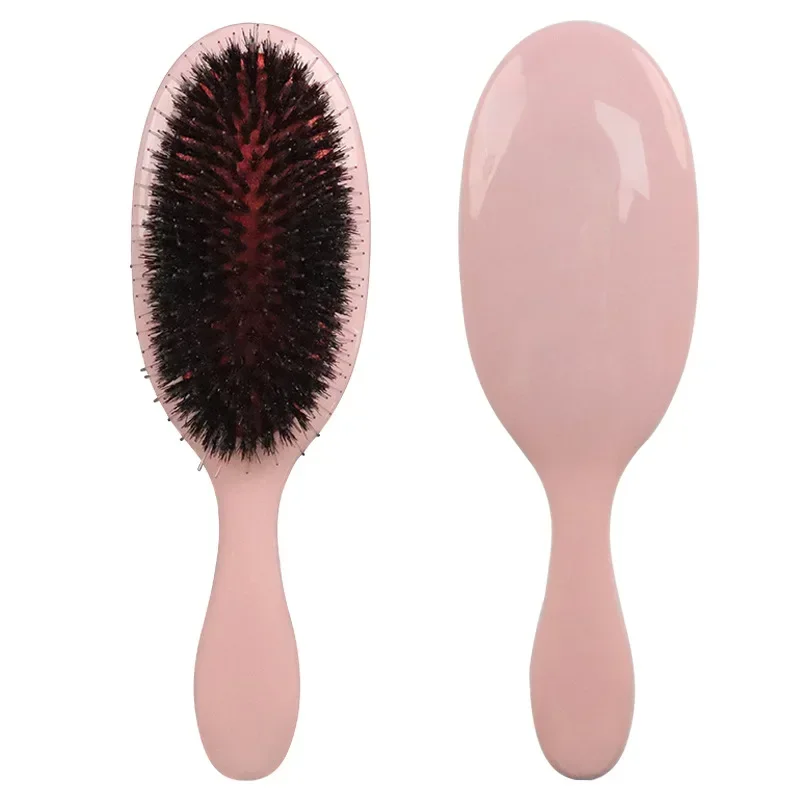 Volumizing Boar Bristle Brush Anti-Static Scalp Massage Brush - Image 5