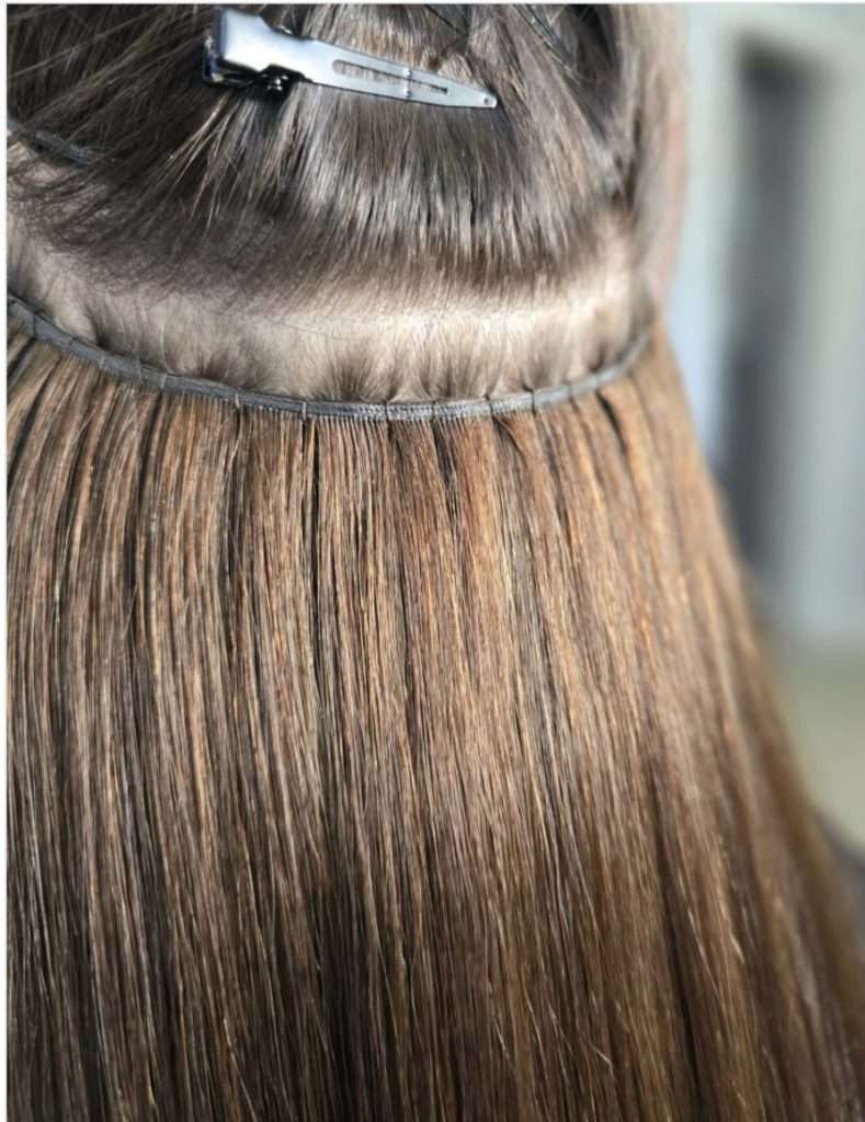 LA weave braidless sew-in at link hair