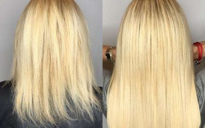 blonde hair